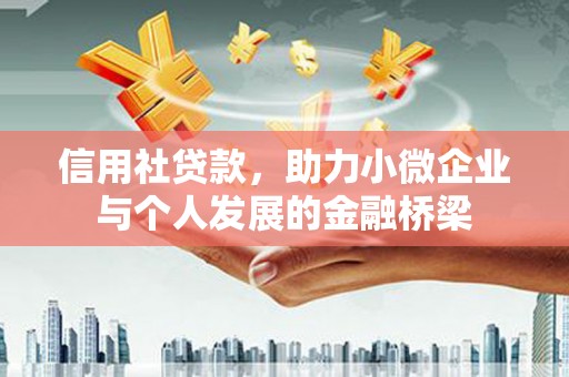 岱山信用社贷款，助力小微企业与个人发展的金融桥梁