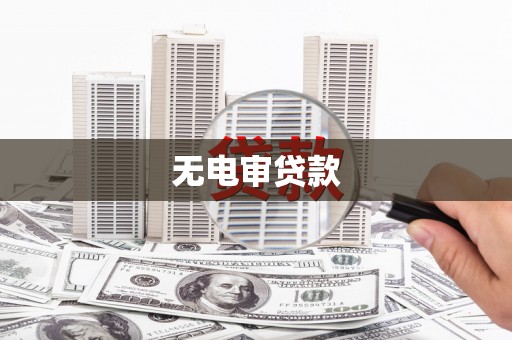 四川无电审贷款