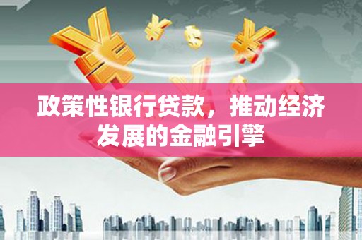 北关政策性银行贷款，推动经济发展的金融引擎