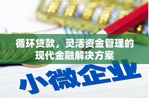 英德循环贷款，灵活资金管理的现代金融解决方案