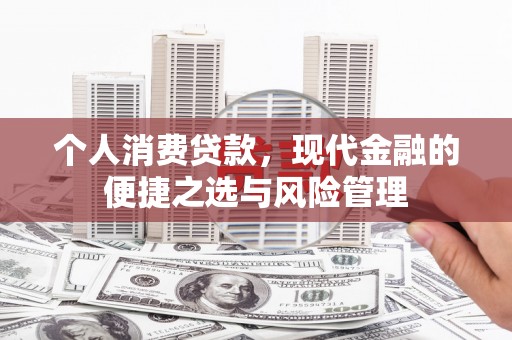 万峦个人消费贷款，现代金融的便捷之选与风险管理