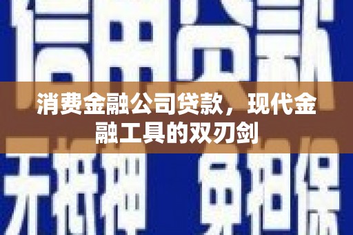 林园消费金融公司贷款，现代金融工具的双刃剑