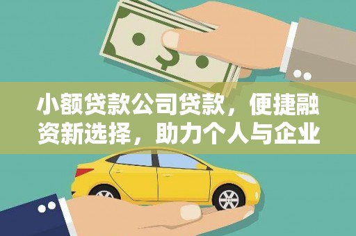 东西湖小额贷款公司贷款，便捷融资新选择，助力个人与企业成长