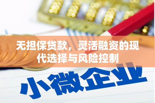 怒江无担保贷款，灵活融资的现代选择与风险控制