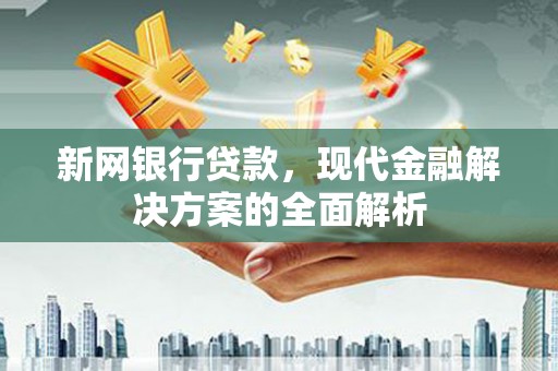 米东新网银行贷款，现代金融解决方案的全面解析