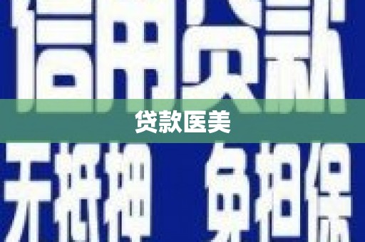 新和贷款医美