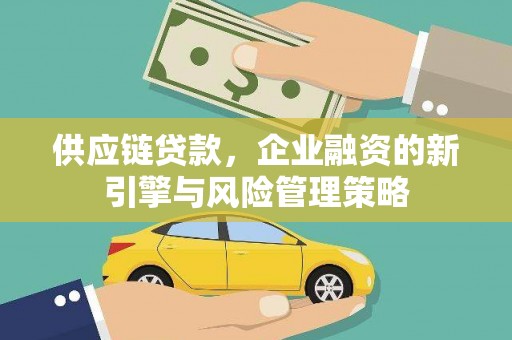 宁晋供应链贷款，企业融资的新引擎与风险管理策略