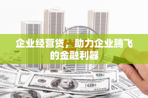 宁城企业经营贷，助力企业腾飞的金融利器