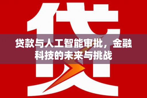 滨城贷款与人工智能审批，金融科技的未来与挑战