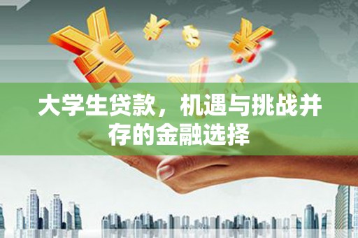 廊坊大学生贷款，机遇与挑战并存的金融选择
