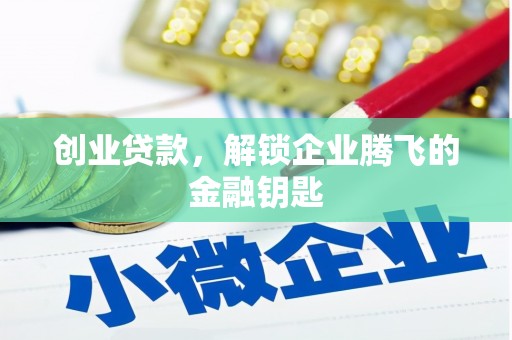 涡阳创业贷款，解锁企业腾飞的金融钥匙