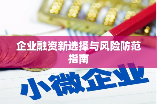 本溪企业融资新选择与风险防范指南